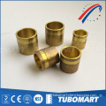 Easy to assemble useful pex pipe brass ring slide fitting with customize service